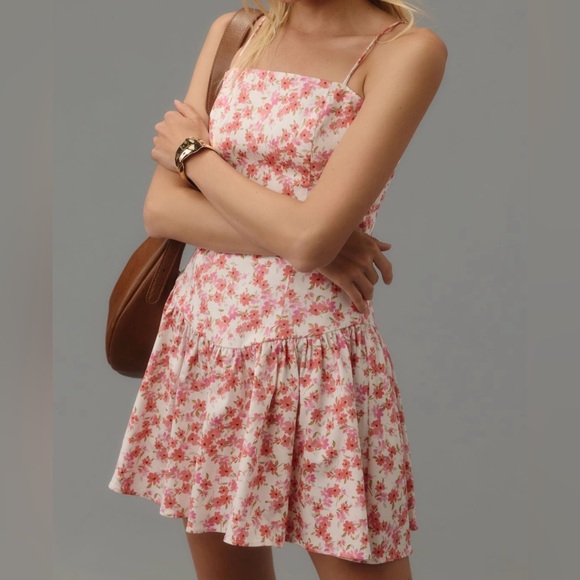 Maeve Drop-Waist Mini Dress Size XL Petite